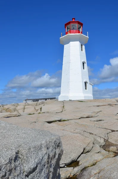 Peggy Cove Nova Scotia June Lighthouse Peggy Cove Small Rural Royalty Free Stock Photos