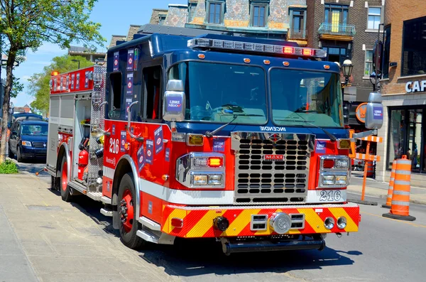 Montreal Canada July Fire Engine July 2014 Montreal Canada Service — Foto de Stock
