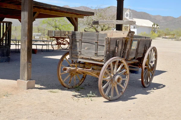 Tucson Arizona April 2014 Old West Horse Wagon — Stock Photo, Image
