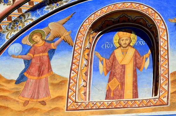 Rila Bulgaria September Rila Monastery Church 수도원은 불가리아에서 것이며 유네스코 — 스톡 사진