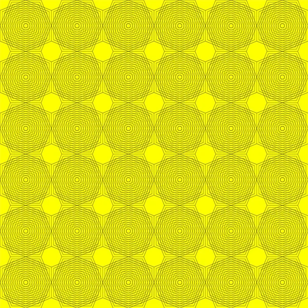 Naadloos Patroon Met Gele Bloemen — Stockfoto
