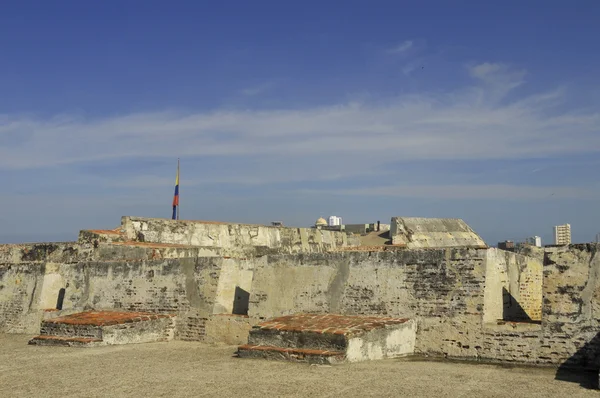 Castillo San Felipe Barajas Fortress City Cartagena Colombia — Stock Photo, Image