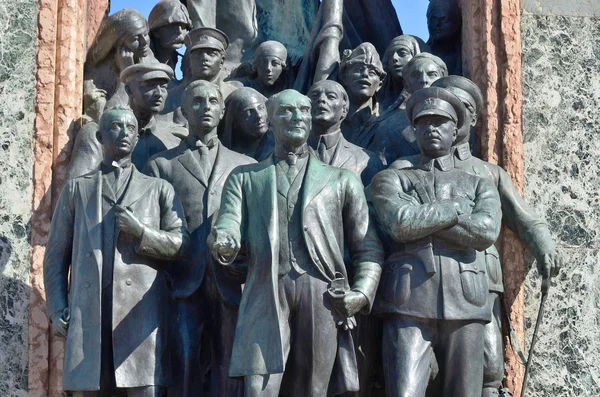 Onafhankelijkheidsmonument Ter Herdenking Van Kemal Ataturk Oprichting Van Turkse Republiek — Stockfoto