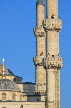 İSTANBUL TURKEY Ekim 04: Sultan Ahmed Camii, Ekim 04, 2013, İstanbul, Türkiye. Sultan Ahmed Camii (Mavi Cami) İstanbul 'un en popüler turizm beldeleri üzerine.