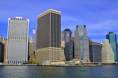 NEW YORK - 24 Ekim 2013 'te New York' ta Manhattan 'ın aşağısı, Manhattan Adası' nın en güneyinde, New York 'un ana ticaret ve hükümet merkezi konumundadır.
