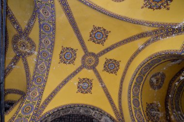 İSTANBUL SEPT. 30 Eylül 2013 'te İstanbul, Türkiye' de Ayasofya 'da. Ayasofya eski bir Ortodoks ataerkil bazilikası, sonra cami, şimdi de müze.
