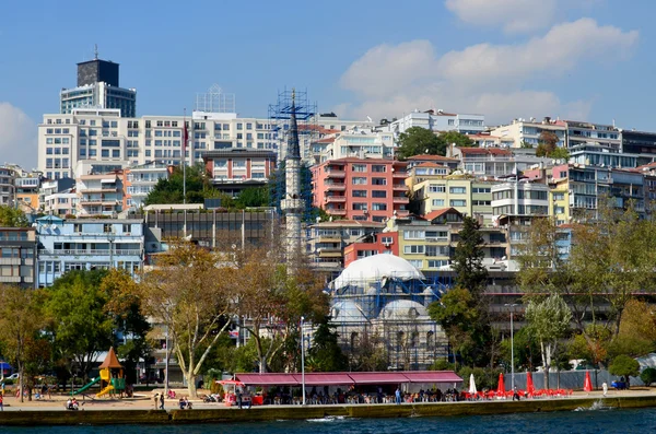 Istanbul Turchia Ottobre Porto Eminonu Port Vicino Yeni Cami Galata — Foto Stock