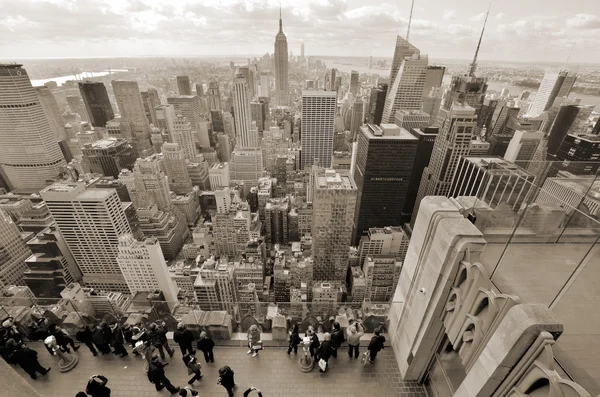 Luchtfoto Van New York City — Stockfoto