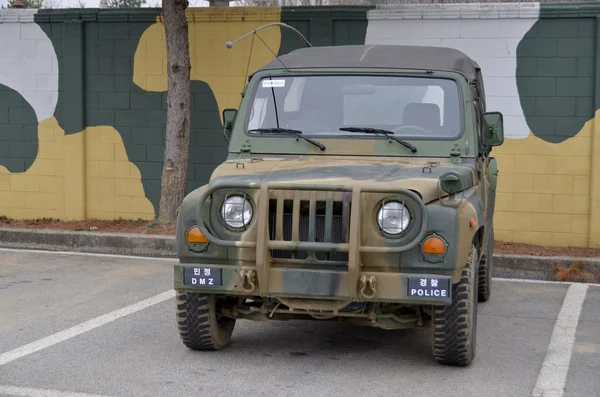 Paju South Korea Apr Dmz Military Police Jeep Apr 2013 — Stock Photo, Image