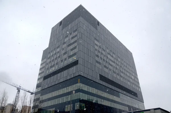 Montreal Canada Fev Construção Novo Centro Hospitaleiro Universite Montreal Chum — Fotografia de Stock