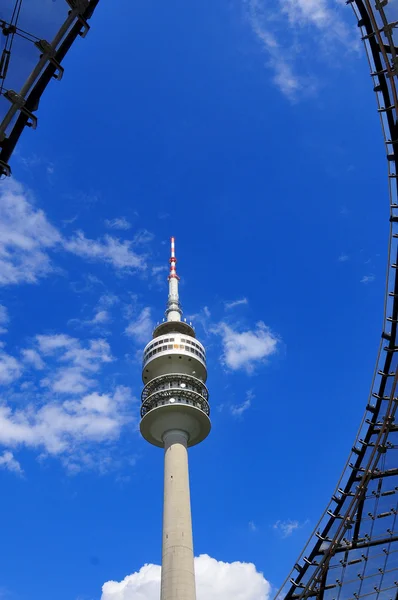 München Deutschland Juni Turm Des Olympiaparks München Deutschland Ist Ein — Stockfoto