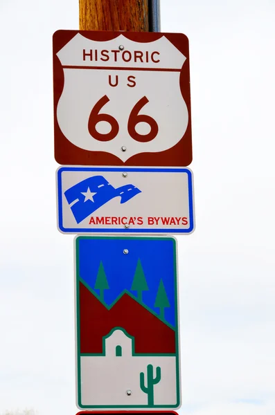 Historic Route Sign — Stock Photo, Image