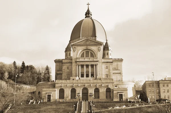 Montreal Canada October Saint Joseph Oratory Mount Royal Είναι Μια — Φωτογραφία Αρχείου