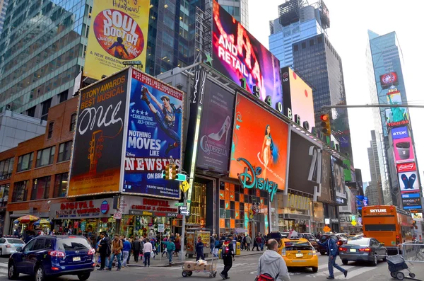 New York City Okt Times Square Med Broadway Theaters Och — Stockfoto