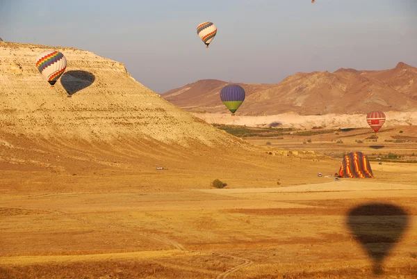 Goreme Turquía Octubre Vuelo Globo Aerostático Sobre Capadocia Conocido Todo —  Fotos de Stock