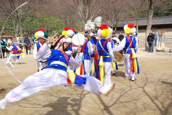 Seoul South Korea April Participant Equestrian Feats Act Short Acrobatic — ストック写真