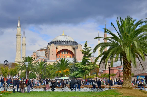 Istanbul Wrzesień Hagia Sophia Stambule Września 2013 Stambuł Turcja Hagia — Zdjęcie stockowe