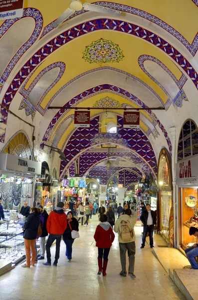 Istanbul October Grand Bazaar Considered Oldest Shopping Mall History 1200 — Stock Photo, Image