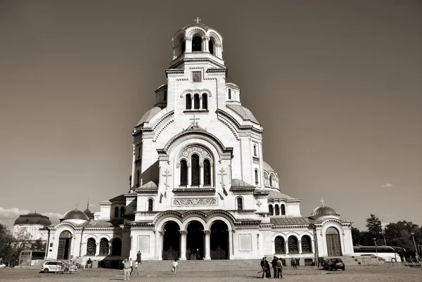 ソフィア ブルガリア9月28日聖アレクサンダー ネフスキー大聖堂は2013年9月28日にブルガリアの首都ソフィアにあるブルガリア正教会の大聖堂です — ストック写真