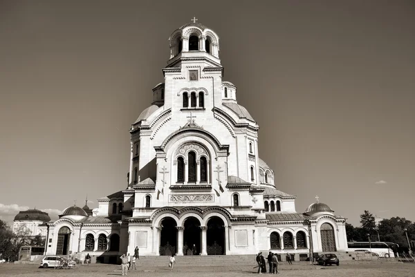 Sofia Bulgaria Septiembre Catedral San Alejandro Nevski Una Catedral Ortodoxa — Foto de Stock