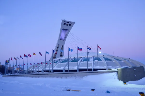 Montreal Canada Januari Het Olympisch Stadion Toren Van Montreal Januari — Stockfoto