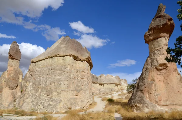 Türkiye Nin Kapadokya Nın Bilinen Özelliği Muhtemelen Kalbinde Goreme Peri — Stok fotoğraf