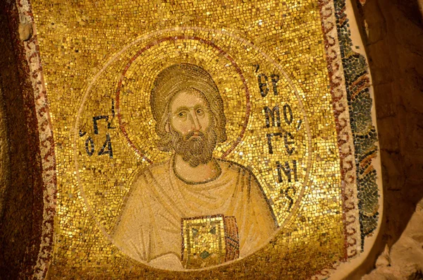 Mosaiikki Kirkossa Pyhän Vapahtajan Chora Pidetään Yhtenä Kauneimmista Elossa Esimerkkejä — kuvapankkivalokuva
