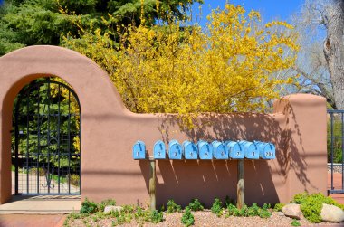 Posta kutuları Santa Fe New Mexico Usa
