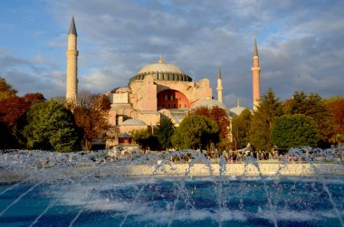 İSTANBUL SEPT. 30 Eylül 2013 'te İstanbul, Türkiye' de Ayasofya 'da. Ayasofya eski bir Ortodoks ataerkil bazilikası, sonra cami, şimdi de müze.