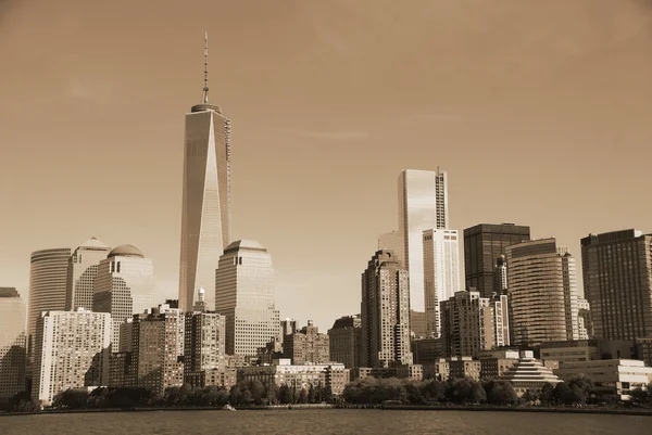 New York October Lower Mahattan One World Trade Center Freedom — Stock Photo, Image