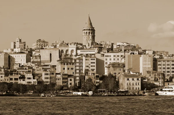 Istanbul Turkey September Galata Karakoy Quarter Istanbul Turkey Historic Architecture — Stock Photo, Image