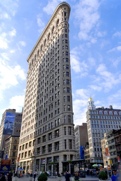 New York City Oktober Historisches Flatiron Building New York Aufgenommen — Stockfoto