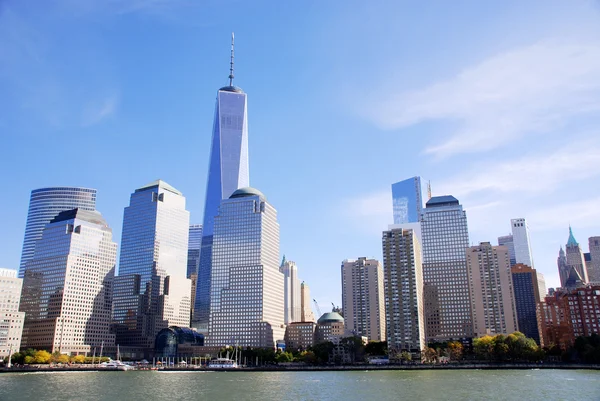 New York City Vista Dal Fiume Manhattan — Foto Stock