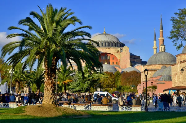 Τζαμί Hagia Στην Κωνσταντινούπολη Γαλοπούλα — Φωτογραφία Αρχείου