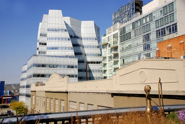 New York Usa October Architect Frank Gehry White Glass Iac Stock Photo
