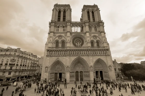 Paris France October Notre Dame Cathedral Paris France October 2013 — Fotografia de Stock