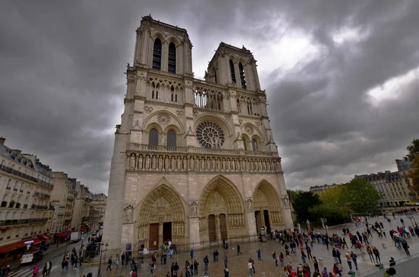 Paris France October Notre Dame Cathedral Paris France October 2013 — Foto Stock