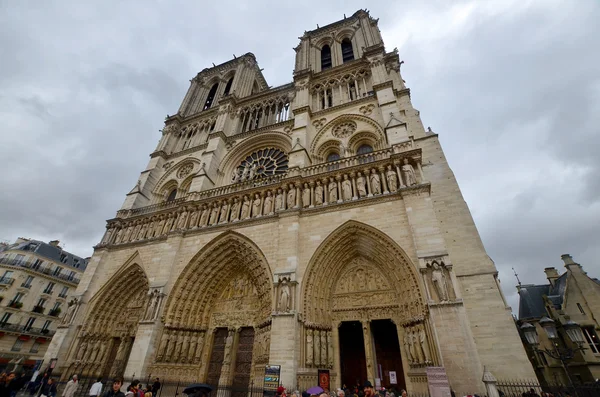 Paris France October Notre Dame Cathedral Paris France October 2013 — Foto de Stock