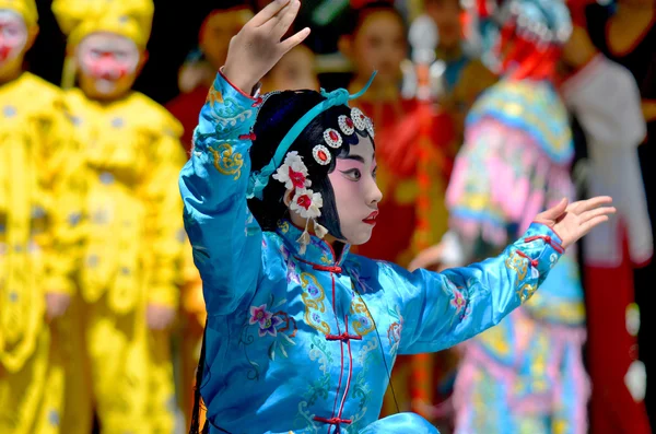 Монреаль Канада Липня Невідомі Діти Беруть Участь Тиждень Китайської Культури — стокове фото