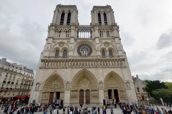 Paris France October Notre Dame Cathedral Paris France October 2013 — Fotografia de Stock