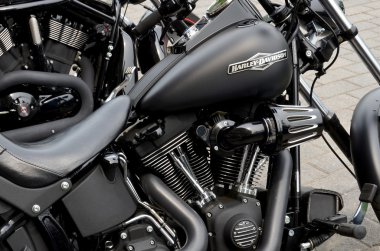 Harley Davidson, Kanada kutlamaları sırasında 1 Temmuz 2013 'te Montreal Kanada' da.