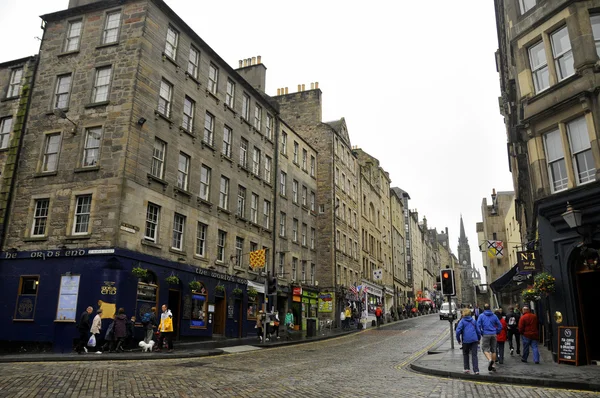 Edinburgh Maj Street Scen Royal Mile Den Maj 2012 Edinburgh — Stockfoto