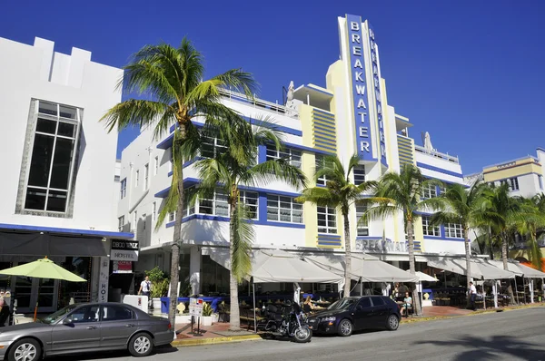 Miami South Beach Florida Octubre Edificios Ocean Drive Octubre 2012 — Foto de Stock