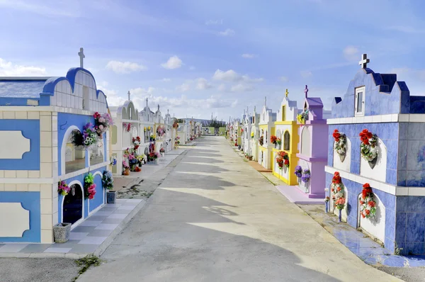 Noord Aruba November Santa Anna Catholic Cemetery Many Markers End —  Fotos de Stock