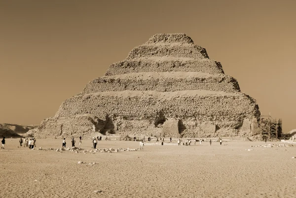 Saqara Egypt November Давня Ступінчаста Піраміда Саккарі Єгипет Листопада 2010 — стокове фото