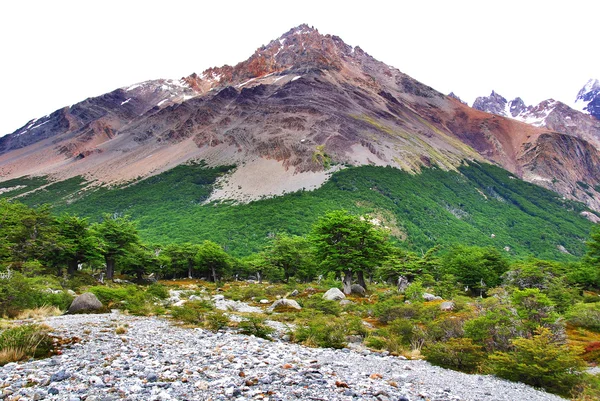 Chalten Een Plaats Het Argentijnse Bestuurlijke Gebied Chalten Patagonia Provincie — Stockfoto
