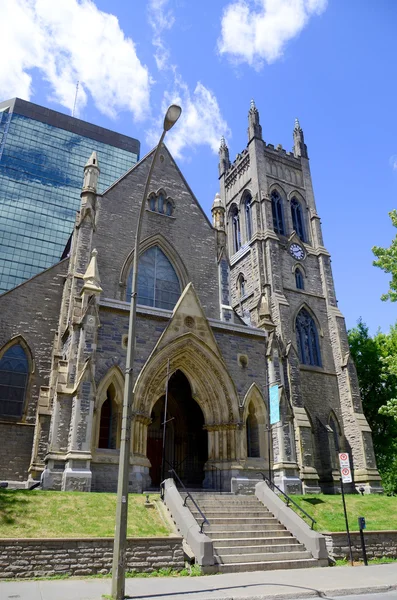 Montreal Kanada Juni Georges Anglikanska Kyrkan Uppkallad Efter Saint George — Stockfoto