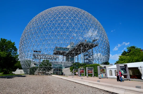 Montreal Canadá Junho Cúpula Geodésica Chamada Biosfera Montreal Junho 2013 — Fotografia de Stock