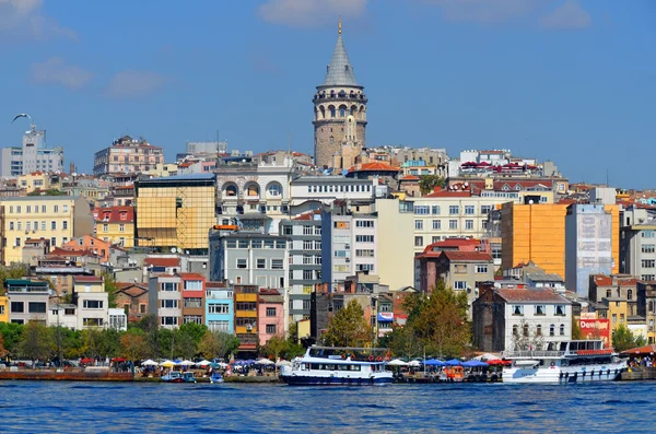 Istanbul Turkey Setembro Bairro Galata Karakoy Istambul Turquia Arquitetura Histórica — Fotografia de Stock