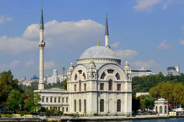 Istanbul Turket Oktober Ortakoy Moschee Offiziell Die Buyuk Mecidiye Camii — Stockfoto